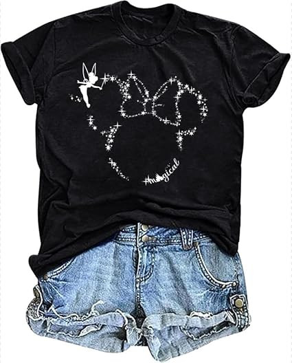 Women Magical Shirts Cute Graphic Tshirts Funny Vacation Holiday Short Sleeve Casual Tee Top | Amazon (US)