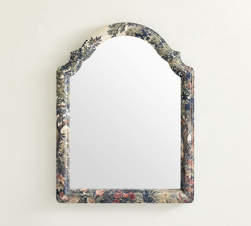 Kravet Folly Scenic Upholstered Mirror | Pottery Barn (US)