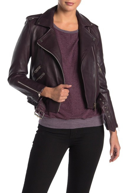 W118 by Walter Baker | Allison Leather Moto Jacket | Nordstrom Rack | Nordstrom Rack