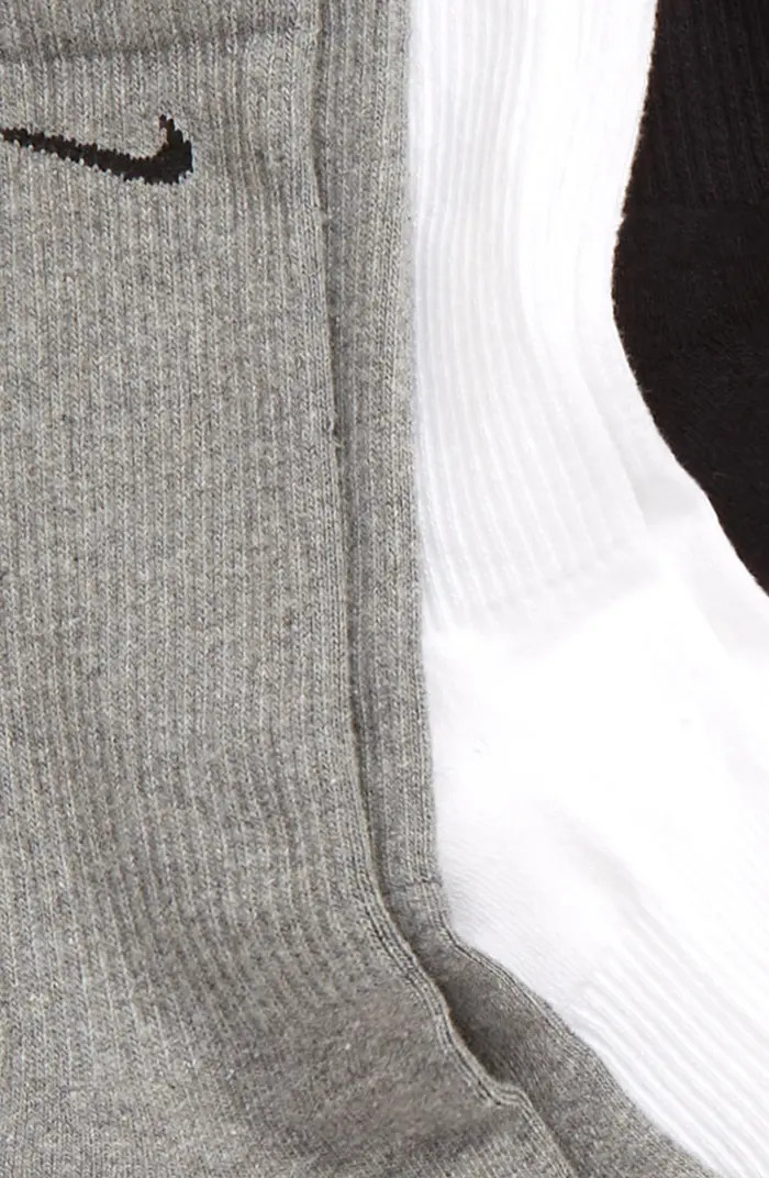 Dry 6-Pack Everyday Plus Cushion Crew Training Socks | Nordstrom