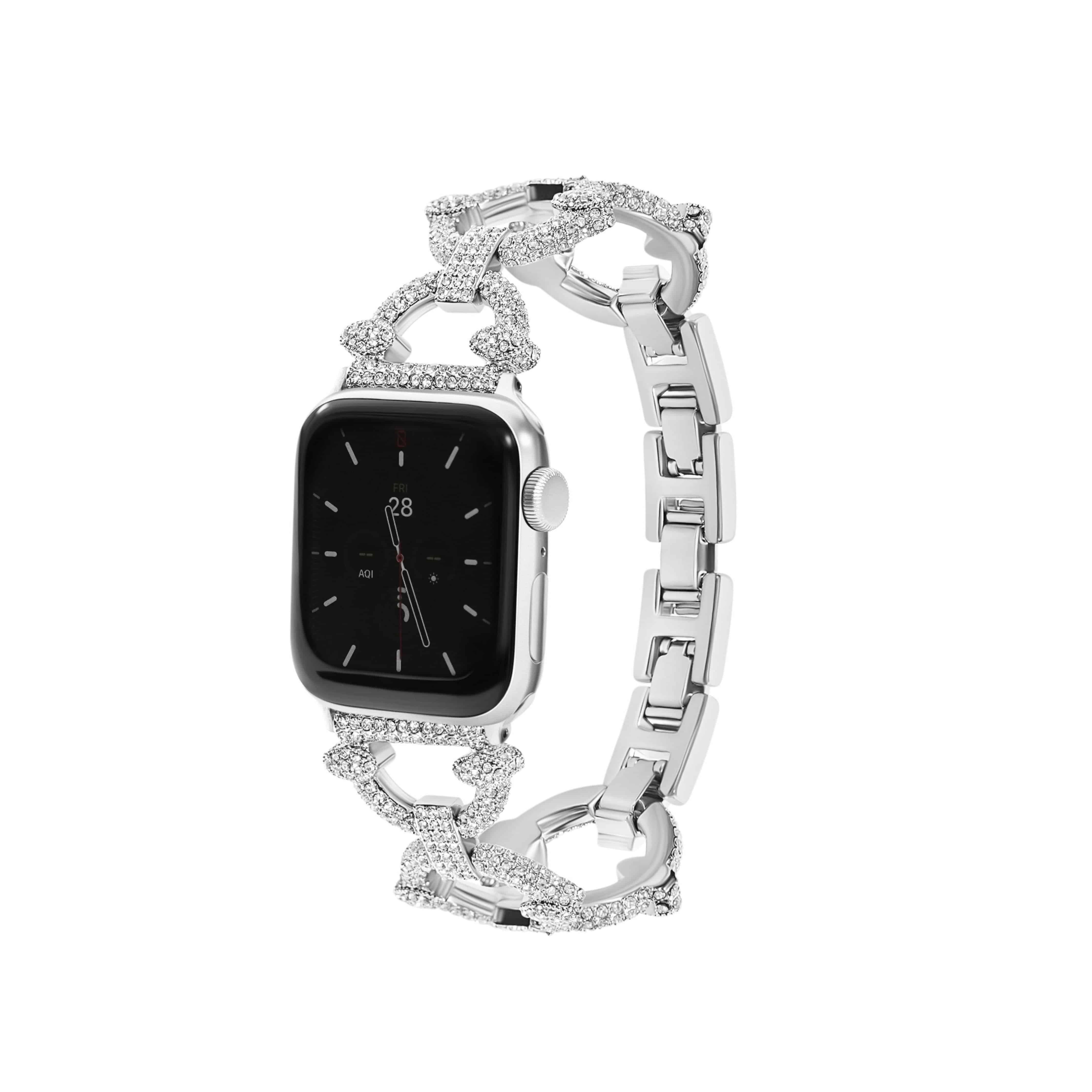 Crystal Pavé Link Band for the Apple Watch | Goldenerre