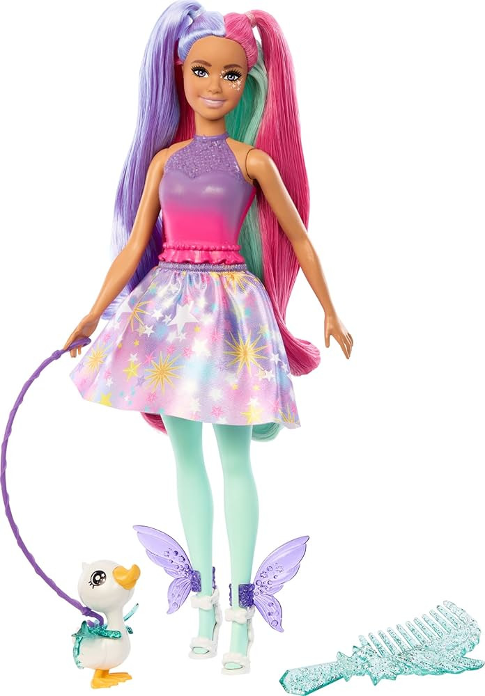 Barbie a Touch of Magic Doll & Accessories, The Glyph with Fantasy Outfit, Pet, Leash & Styling A... | Amazon (US)