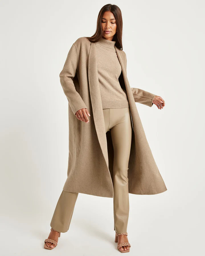 Splendid x Cella Jane Waist-Tie Wool Coat | Splendid | Splendid