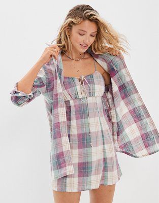 AE Oversized Flannel | American Eagle Outfitters (US & CA)