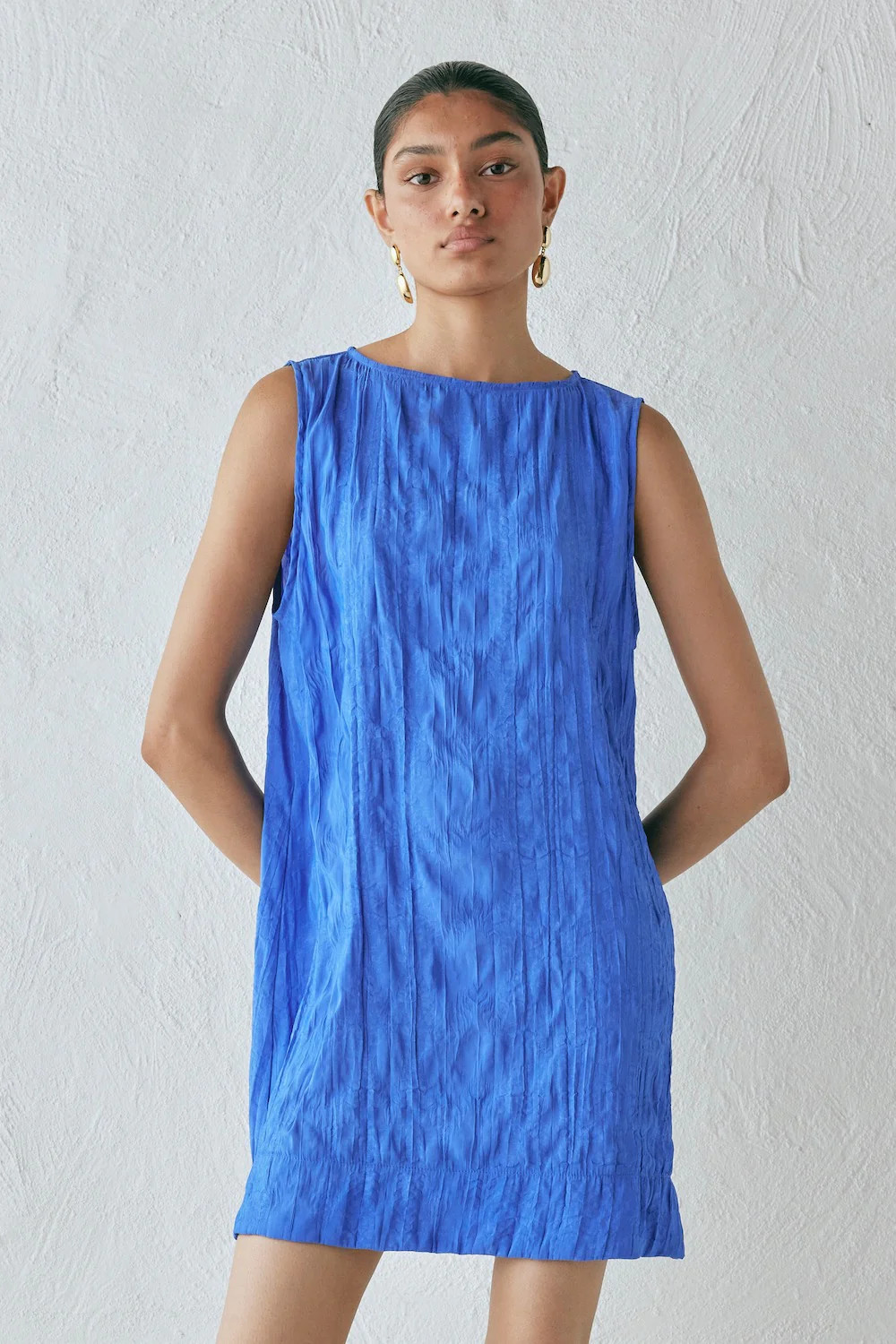 Aftersun Mini Dress Cobalt | VRG Grl
