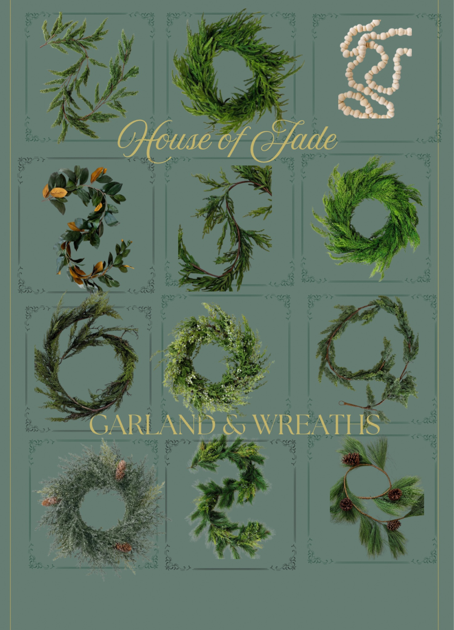 House of Jade Garland and Wreaths

Christmas Decor

#LTKCyberWeek #LTKFindsUnder50 #LTKHoliday