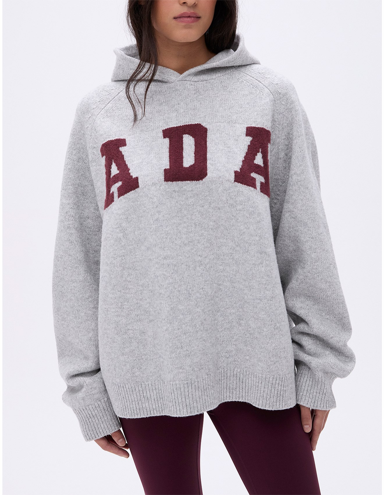 ADA Oversized Knit Hoodie | David Jones (Australia & New Zealand)
