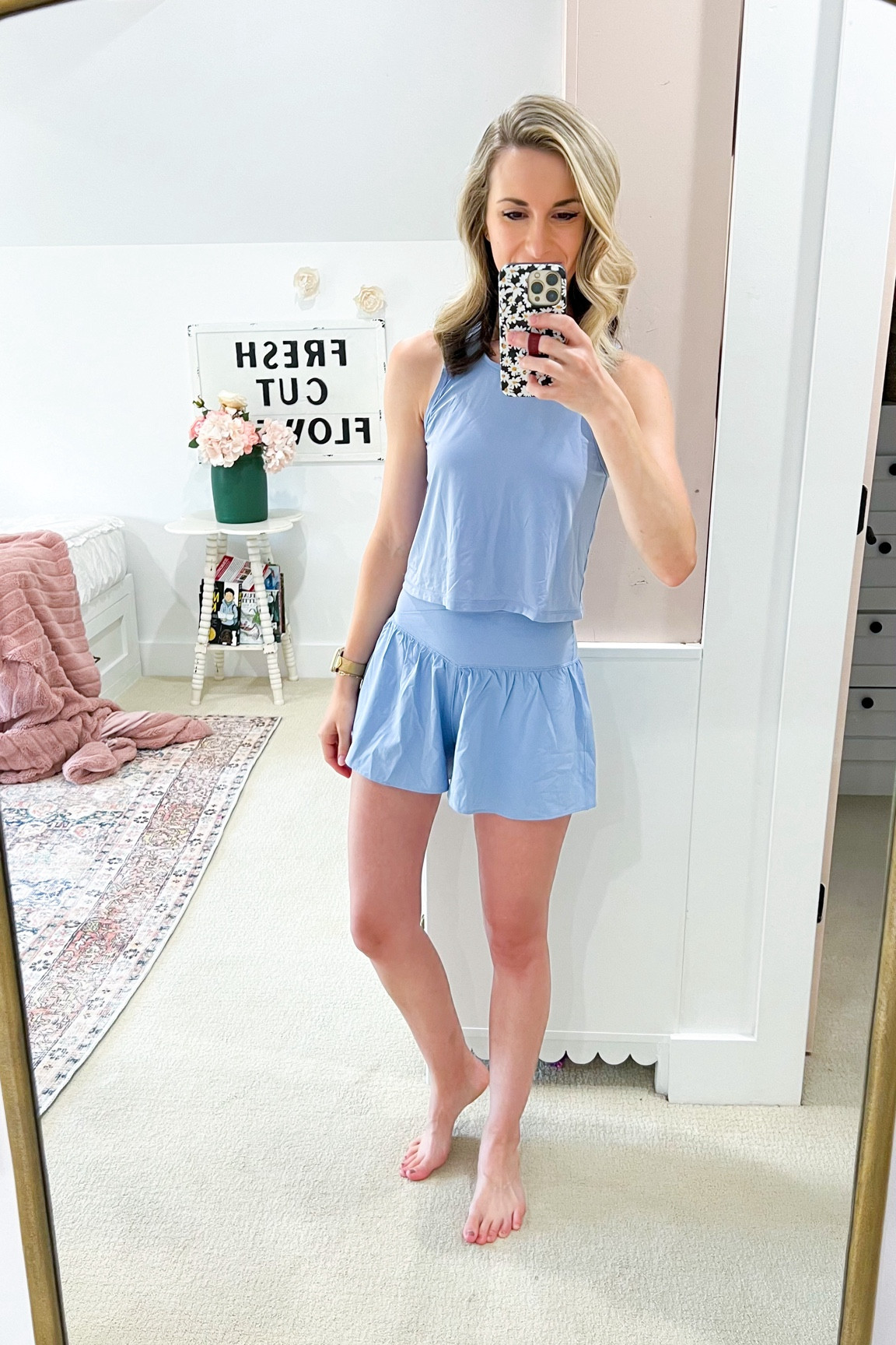 Love a good matching set!

I went S for the sports bra, XXS for the tank, and XS for the shorts.

Everything is 40% off!!





#LTKStyleTip #LTKActive #LTKSaleAlert