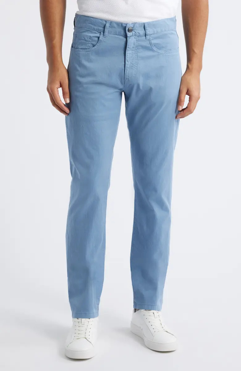 Canali Regular Fit 5-Pocket Cotton Stretch Twill Pants | Nordstromrack | Nordstrom Rack