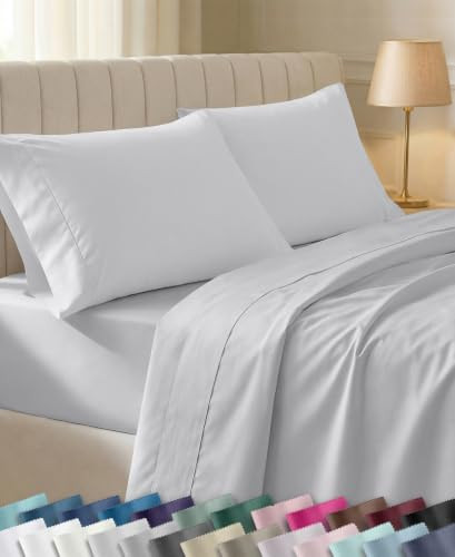 California Design Den Soft 100% Cotton 400 Thread Count Sheets Full Set | Amazon (US)