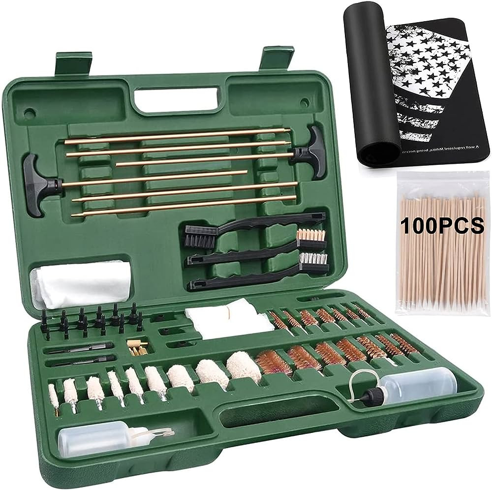 iunio Gun Cleaning Kit, Universal Gun Cleaning Kit for All Caliber Shotgun Pistol Rifle Cleaning ... | Amazon (US)