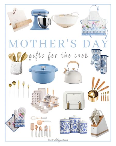 Mother’s Day gift ideas for the cook and hostess! Gifts for moms who love to host and cook including kitchen accessories, cookware, dinnerware, flatware and more! 

Mom gifts
Gift for mom
Sister gift
Grandma gift
MIL gift
SIL gift
Mother in law gift 
Sister in law gift
Bonus mom gift
Dog mom gift
Kitchen Gadgets 
Kitchen tools
Kitchen apron 
Kitchen aid mixer
Gold flatware
Personalized gift 
Unique gift ideas
Gifts for her
Teapot
Tea kettle
Air fryer 
Kitchen knife set
Cookbook holder 
Kitchen cookware
Cooking gift
Kitchenware set
Kitchen utensils 
Utensil holder


#LTKGiftGuide #LTKFind #LTKhome