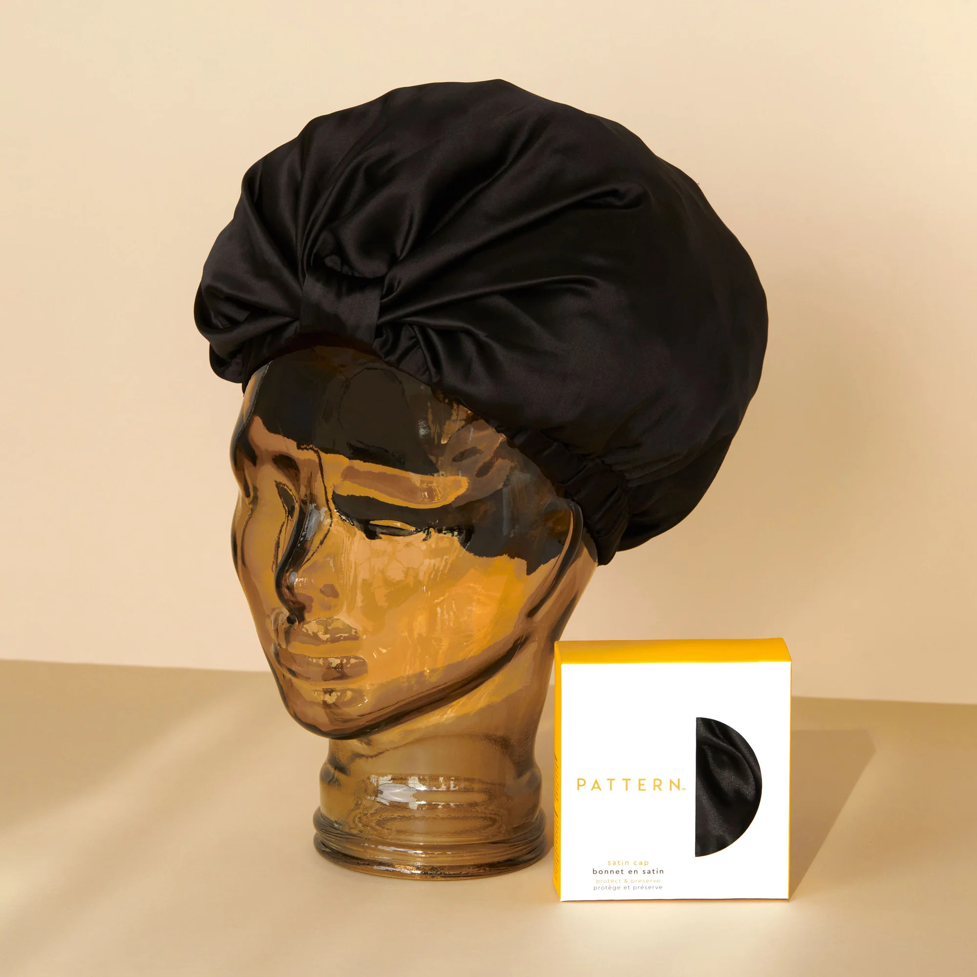 Satin Bonnet For Curly Hair - Sleep Cap & Hair Bonnet | PATTERN | Pattern Beauty