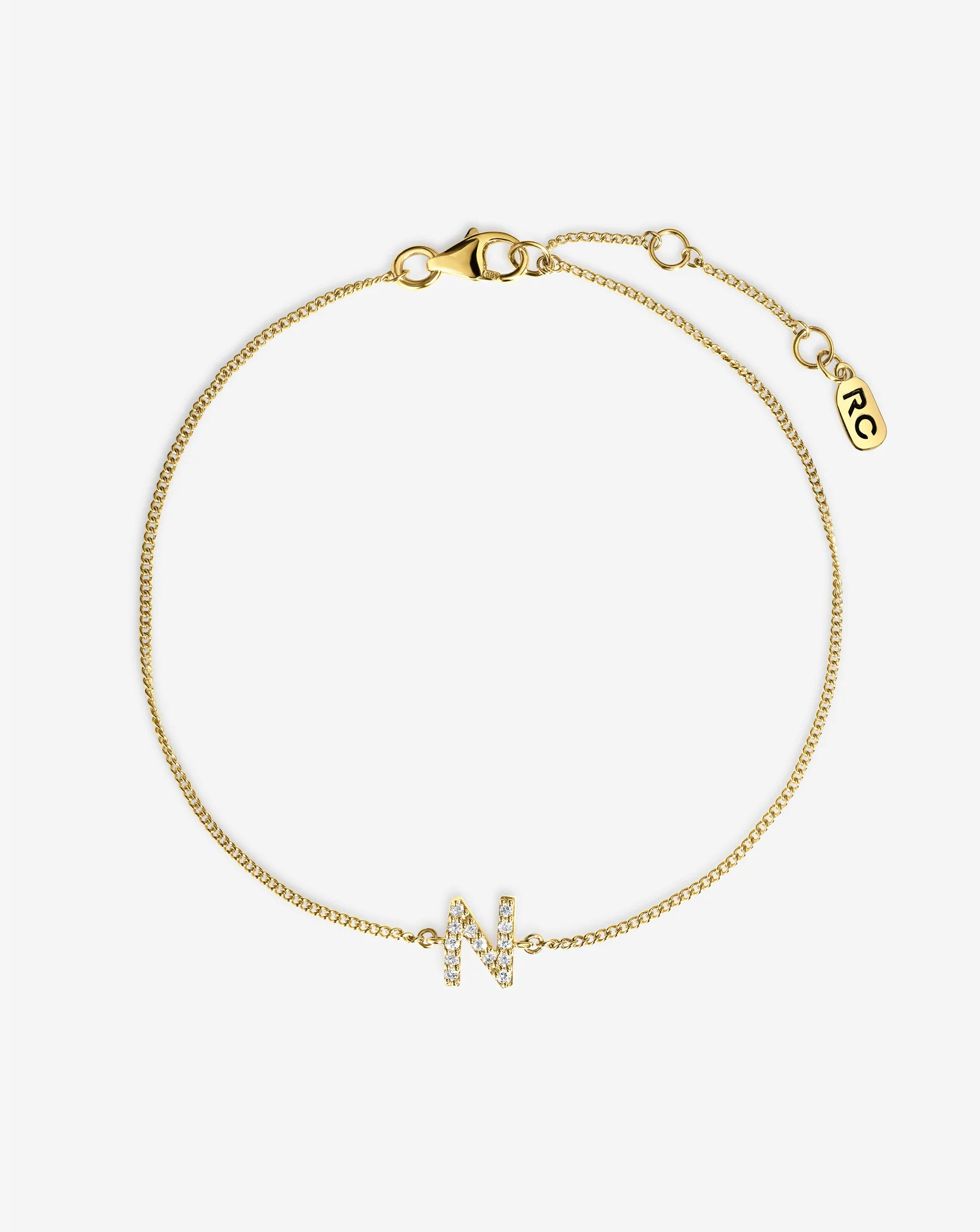 Diamond Initial Bracelet | Ring Concierge