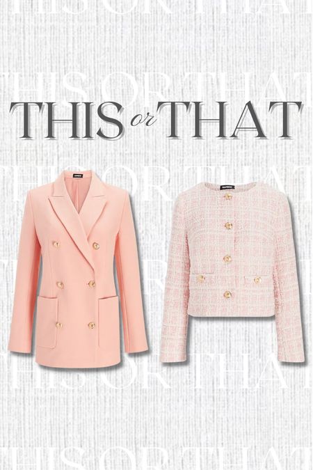 Pink blazer, Express

#LTKstyletip