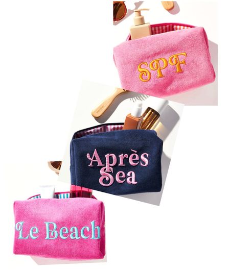 Après Sea 🐚☀️🌊
… cutest beach babe bag for summer adventures. Love the striped lining! ✨

#apressea #beach #cosmeticbag #travel #packing


#LTKSwim #LTKGiftGuide #LTKSeasonal