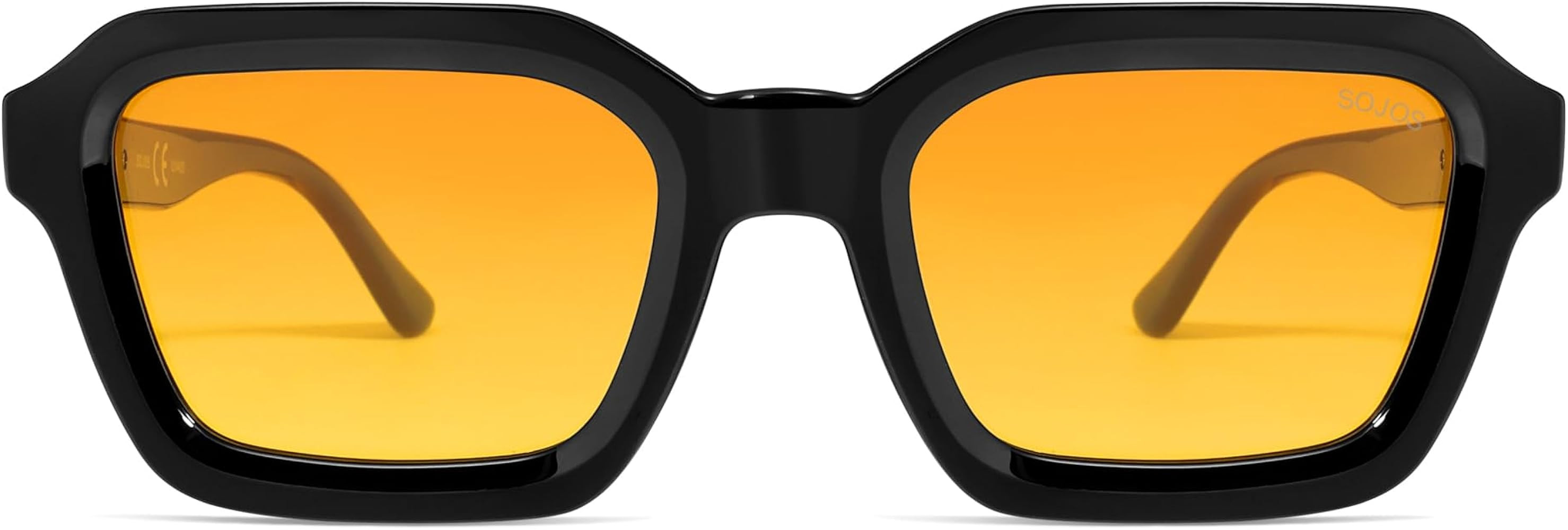 SOJOS Retro Polarized Square Sunglasses Womens Mens Vintage 70s 80s 90s Hexagon Shades SJ2377 | Amazon (US)