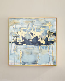 'Blue Thoughts' Wall Art | Horchow