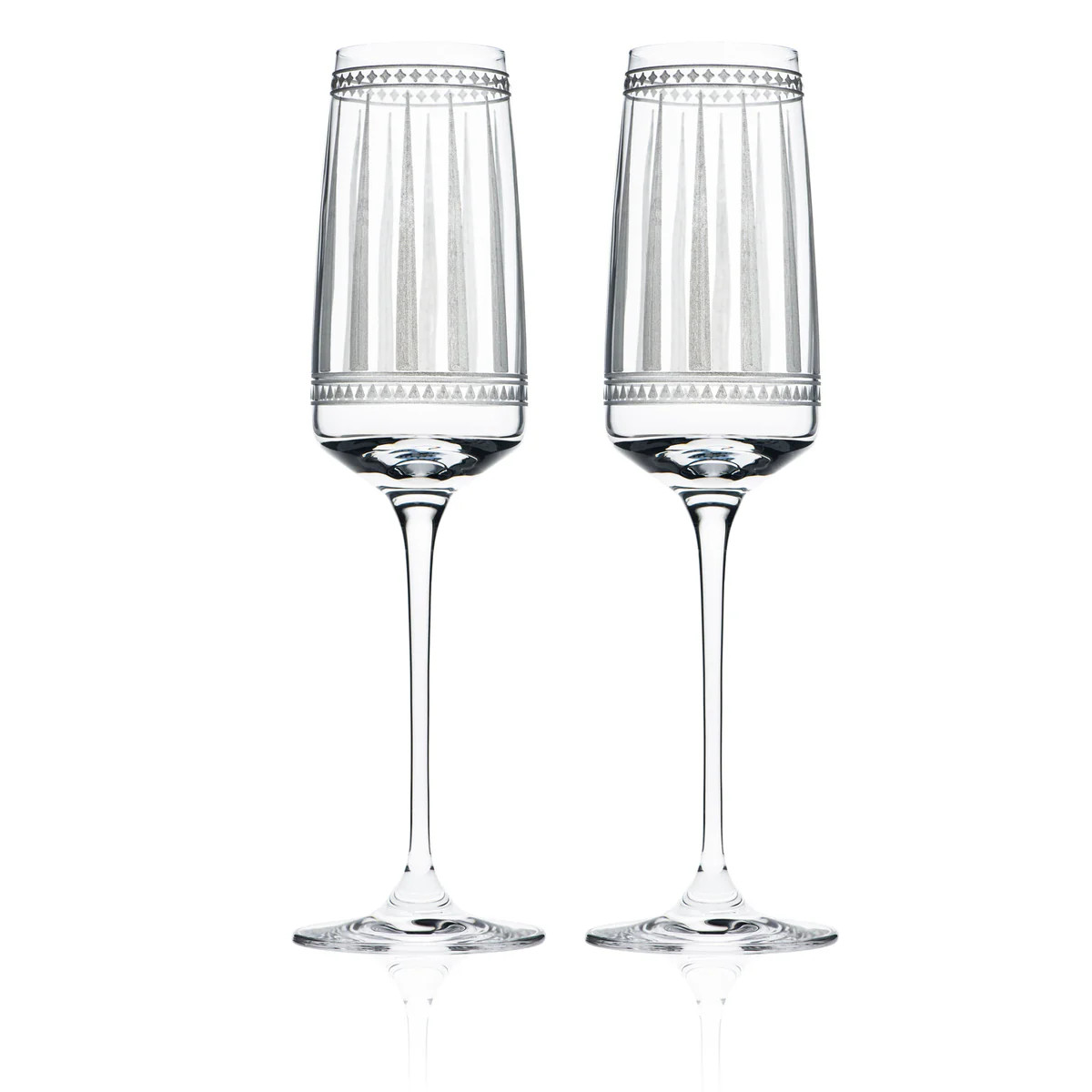 Marrakech Champagne Glasses, Set of 2 | Over The Moon