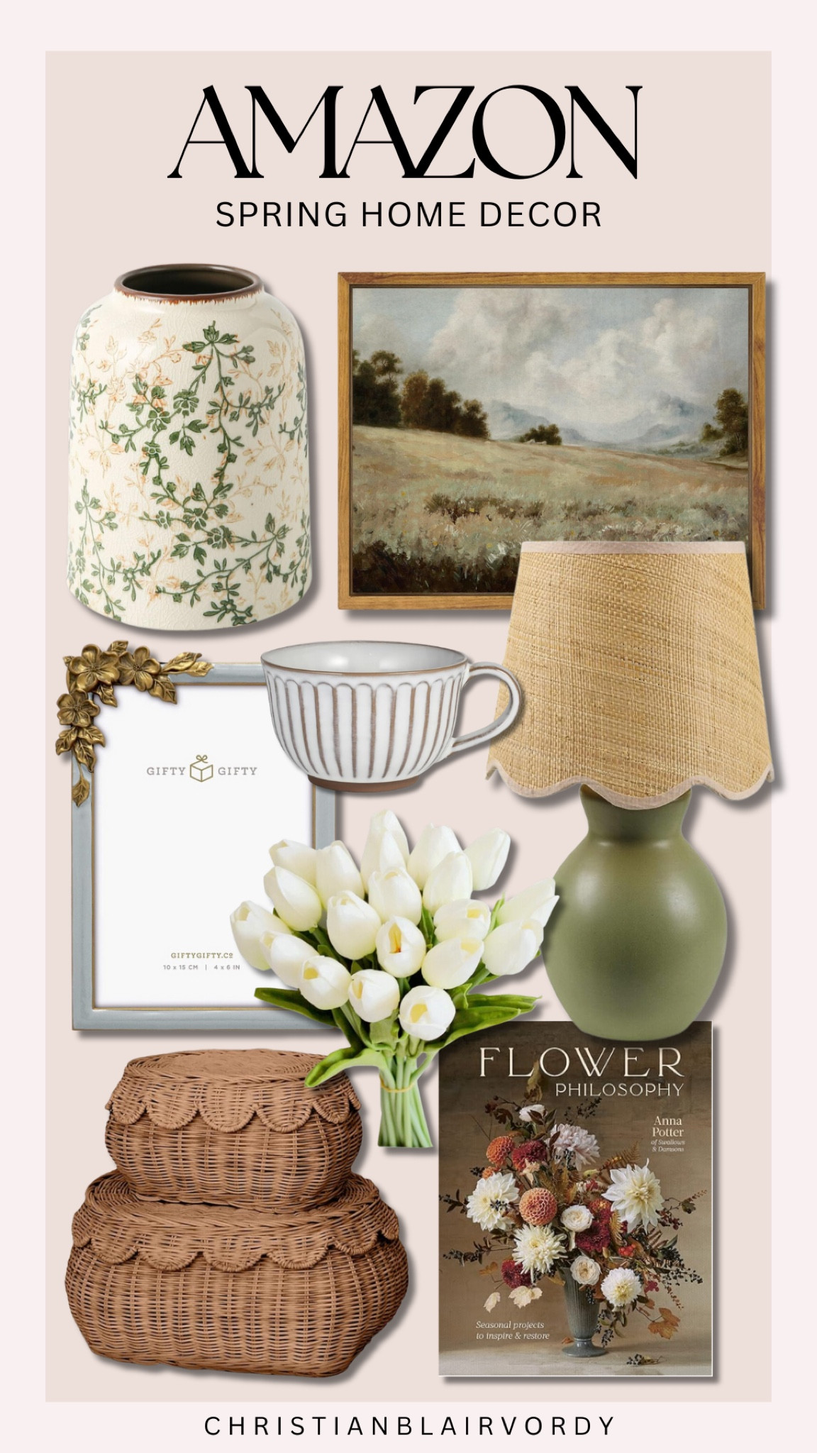 Green tone, spring, home decor finds

#christianblairvordy

#home #decor #homedecor #new #finds #lamp #amazonhome #amazon #frame #book #vase #vintage #mug

#LTKFamily #LTKFindsUnder100 #LTKHome