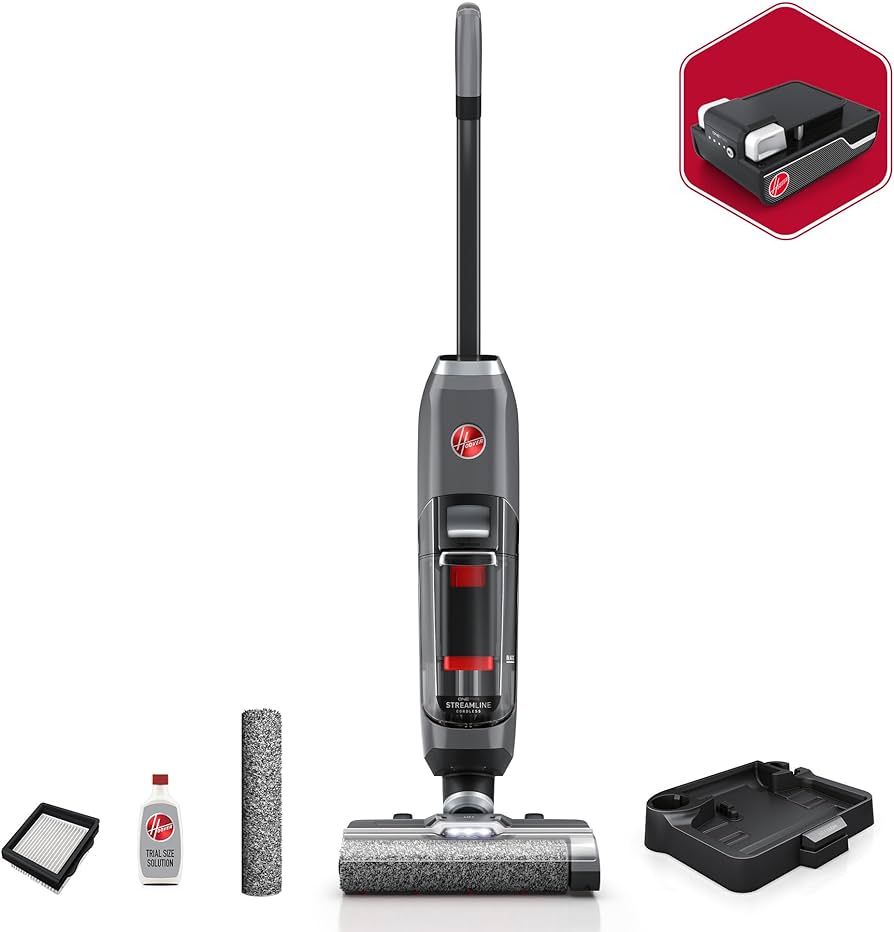 Hoover ONEPWR Streamline Cordless Hard Floor Cleaner, Wet Dry Vacuum with Self Cleaning System, E... | Amazon (US)