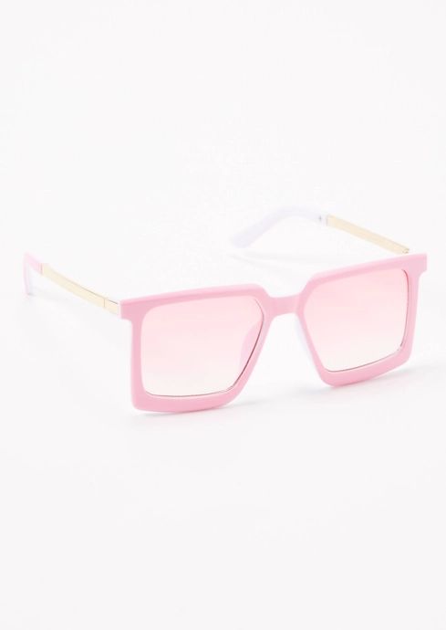 Pink Square Lens Sunglasses | rue21