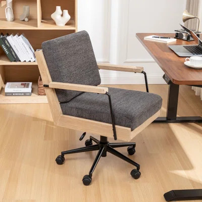 Swivel Solid Wood Office Chair | Wayfair North America