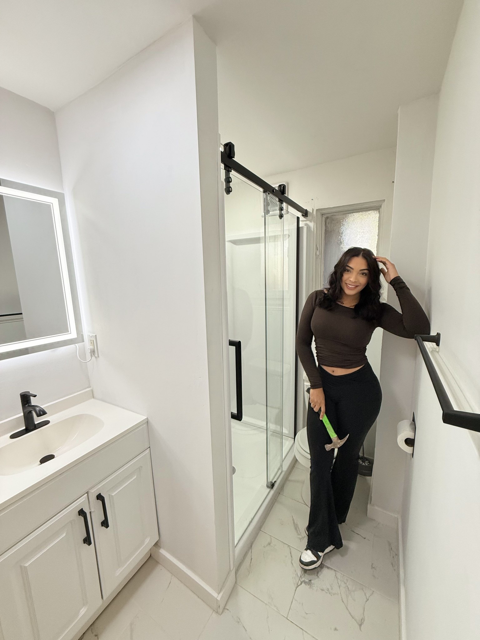 Bathroom glow-up from scratch ✨
From floor to ceiling—every detail designed for a fresh, modern, functional space.

@amazon 
@wayfair 

#Bathrom