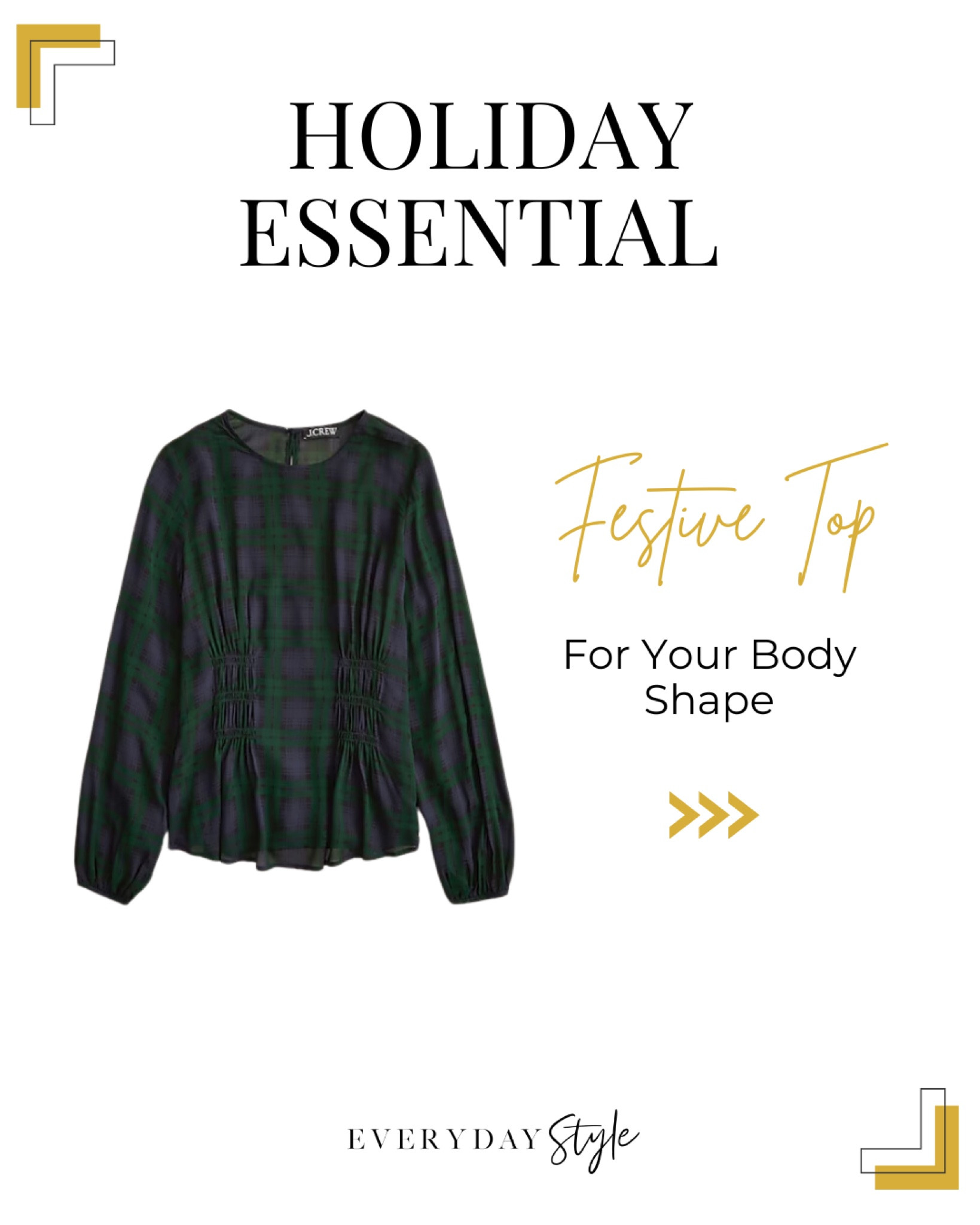 Get holiday ready with a new festive top. Check out our picks that fit your body shape! 

#LTKStyleTip #LTKHoliday #LTKOver40