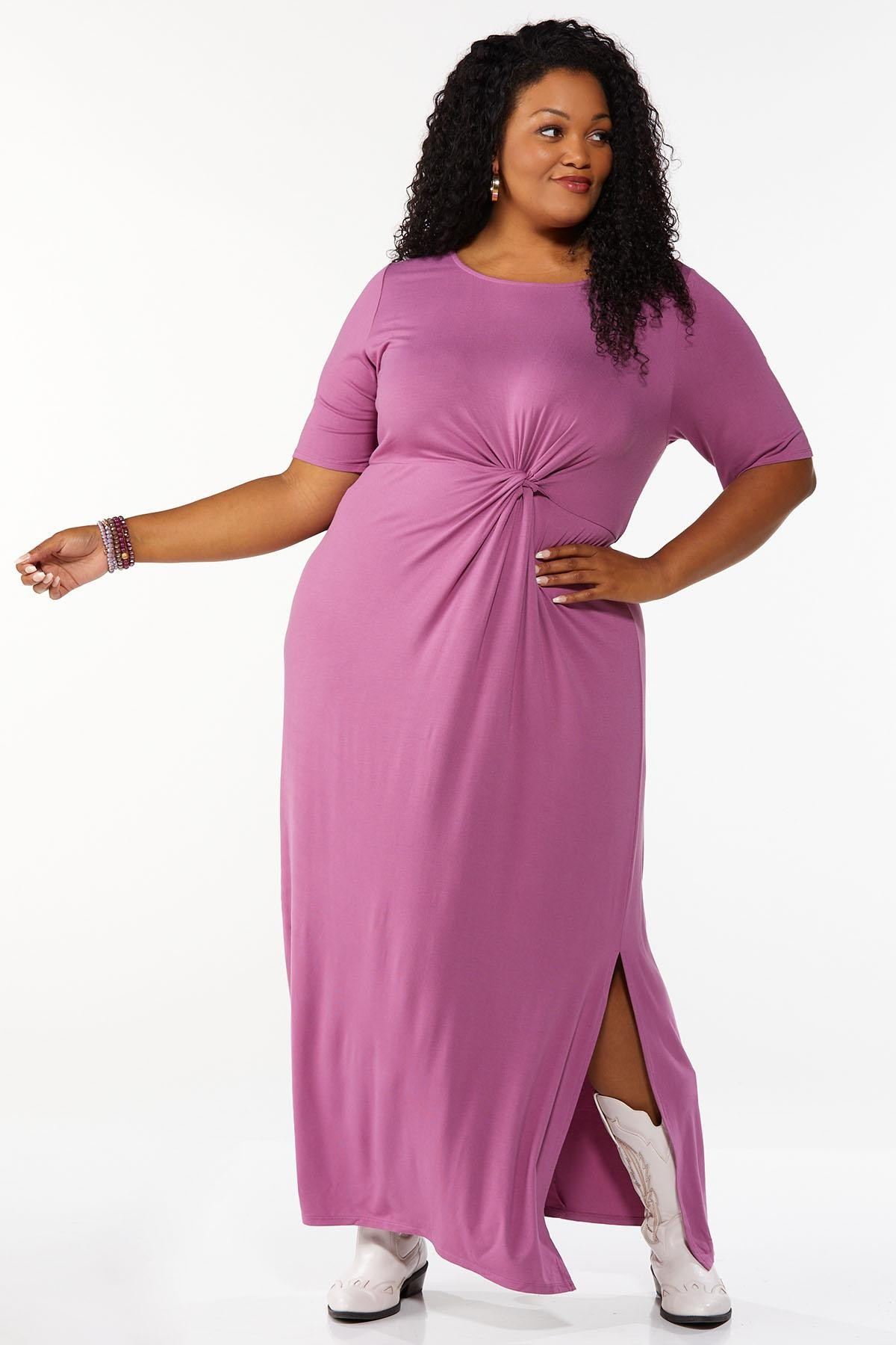 Plus Size Front Twist Maxi | Cato Fashions