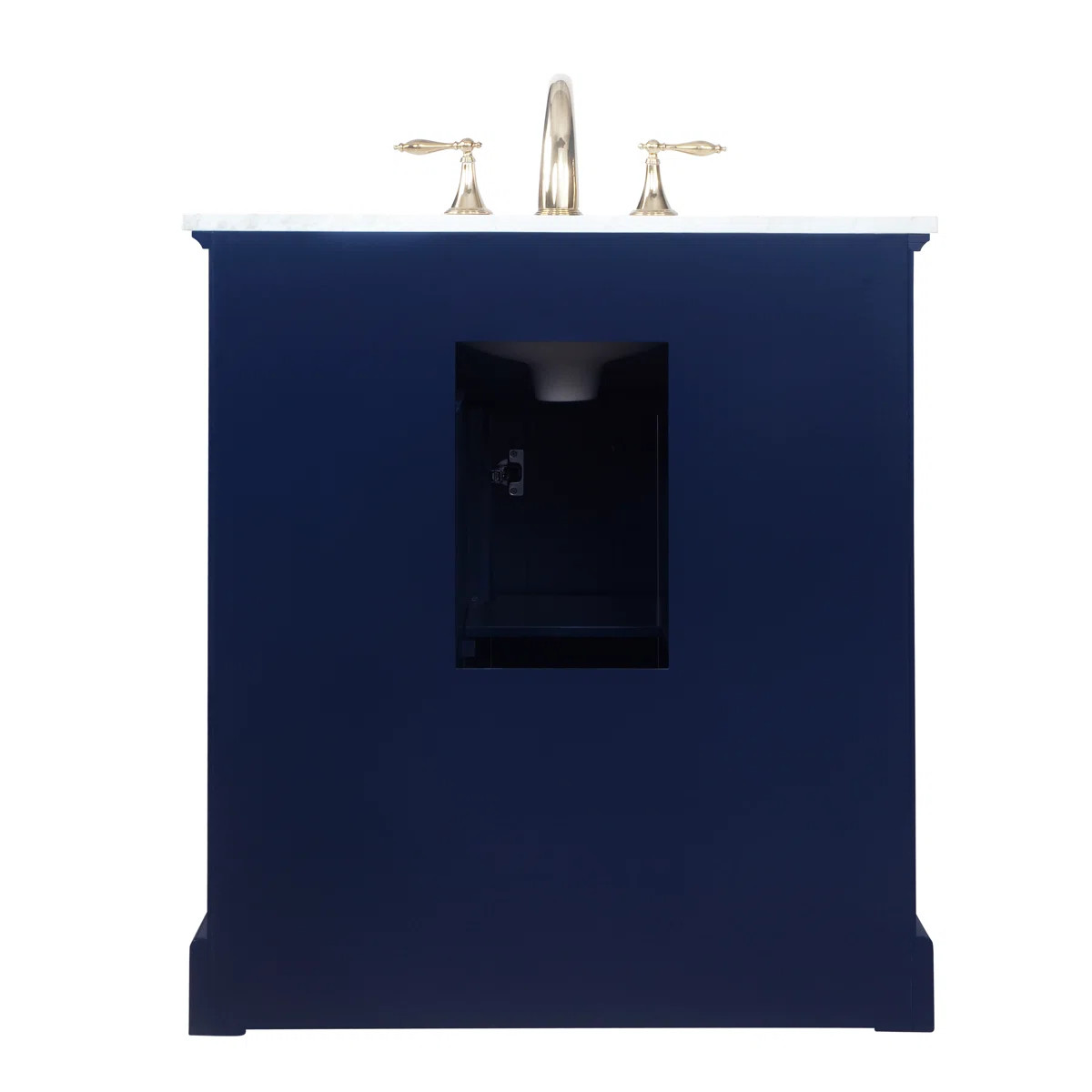 Hermes 32'' Single Bathroom Vanity with Marble Top | Wayfair North America