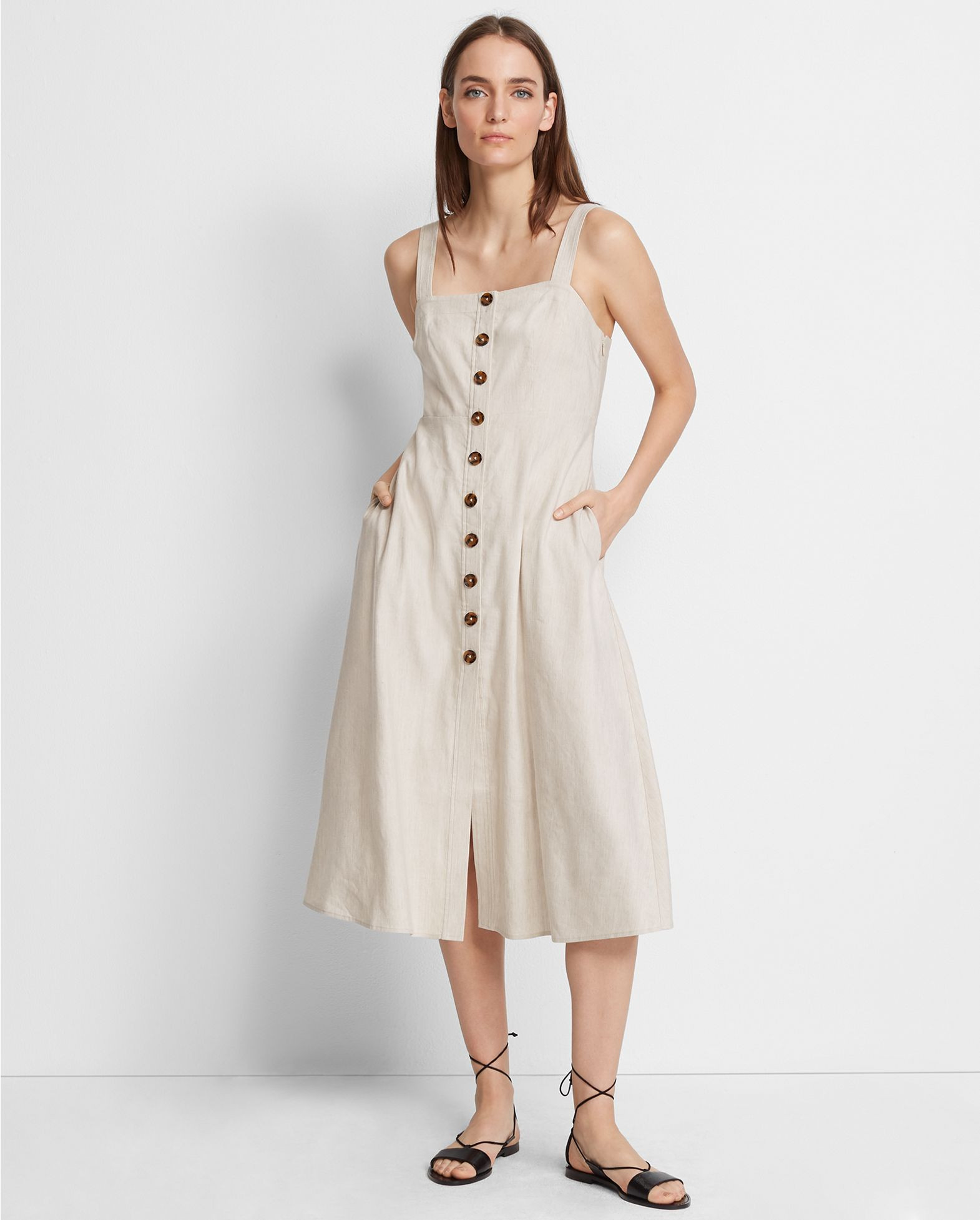 Piqua Linen Dress | Club Monaco (Global)