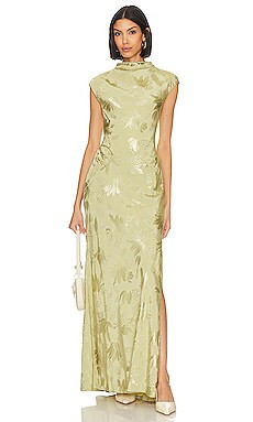 L'Academie Avalon Maxi Dress in Sage Green from Revolve.com | Revolve Clothing (Global)