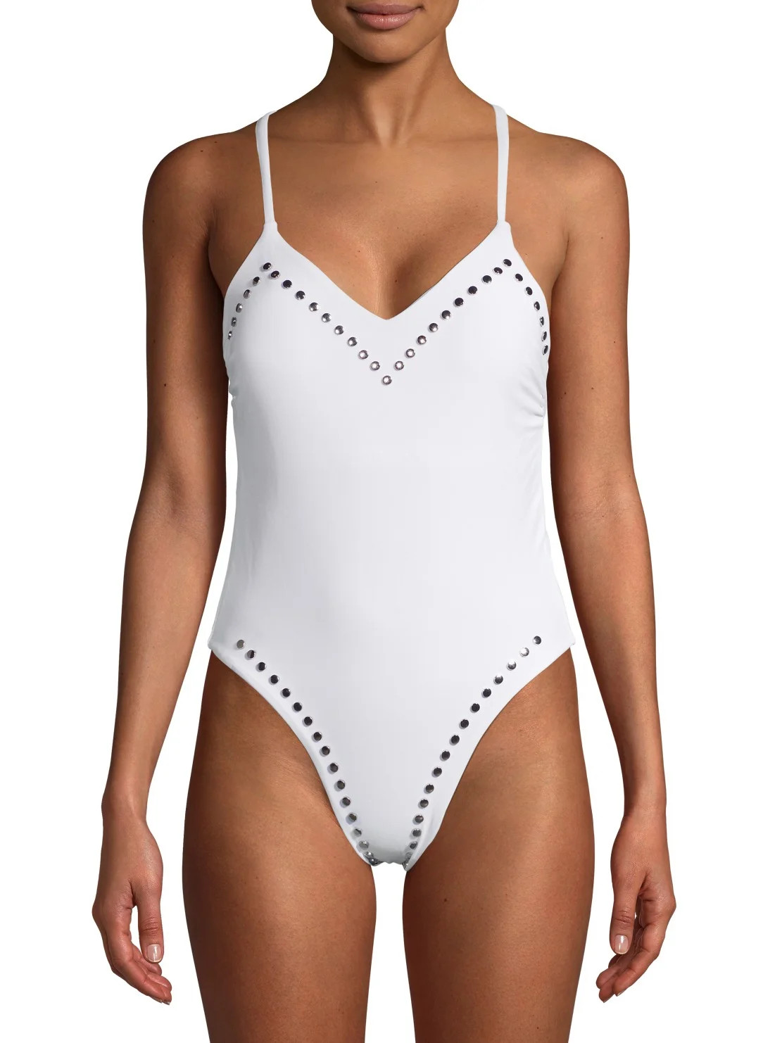Juicy Couture Women's Nailhead One Piece Swimsuit | Walmart (US)