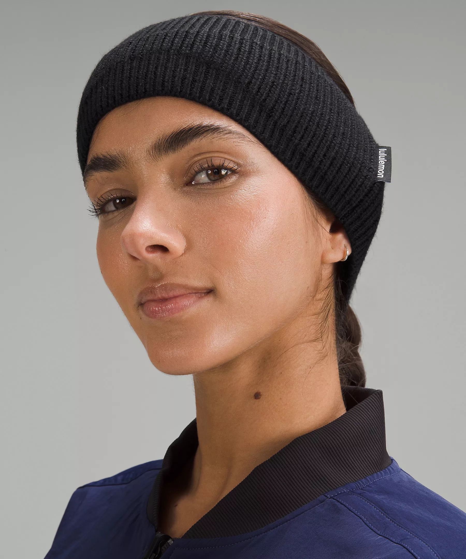 Women's Ribbed Merino Wool-Blend Knit Ear Warmer | Women's Hats | lululemon | Lululemon (US)