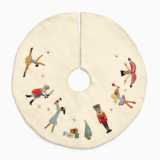 Felt Nutcracker Christmas Tree Skirt | West Elm (US)