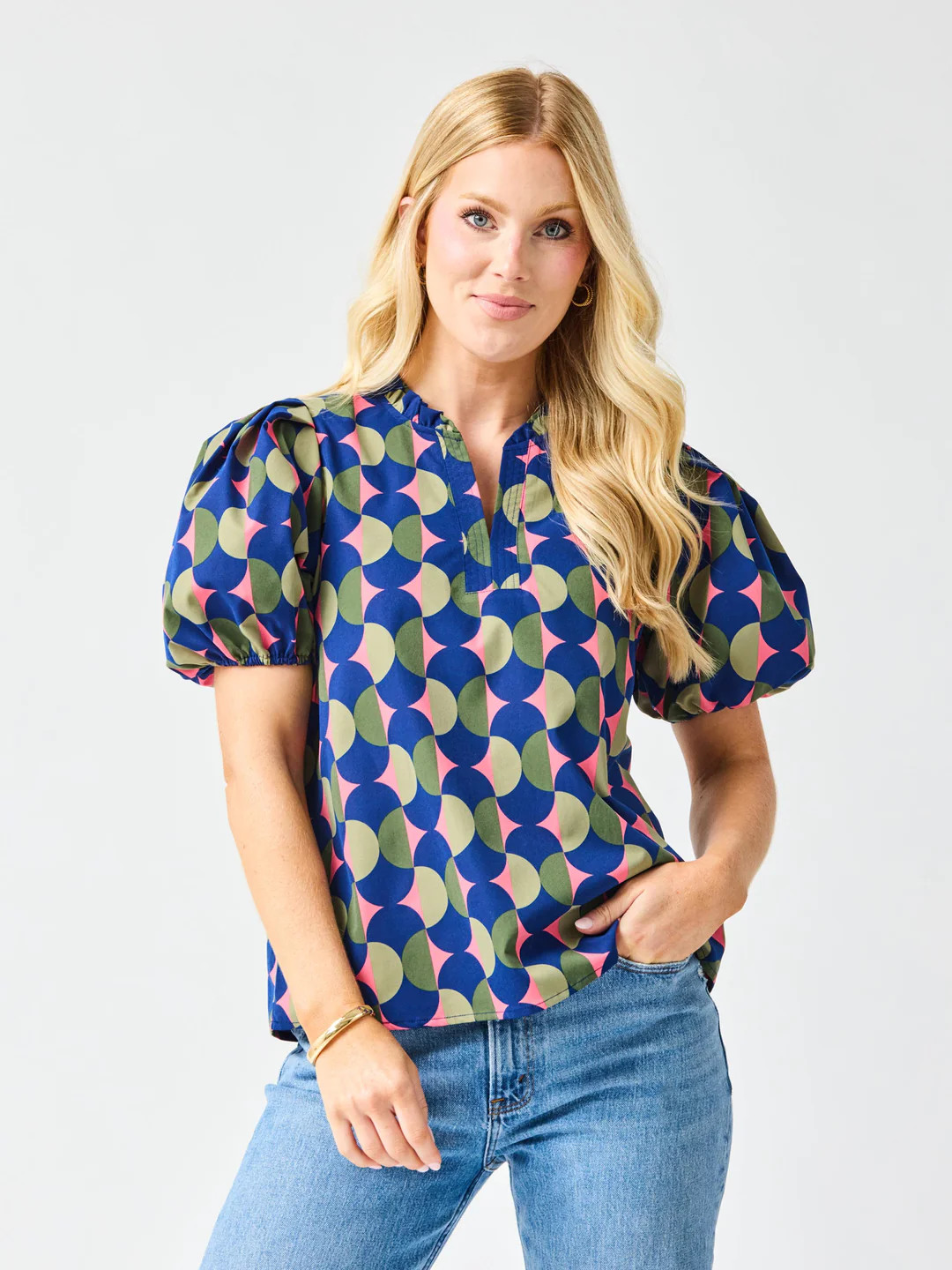 FINAL SALE - Lainey Top | Polka Dot Pops | Mary Square
