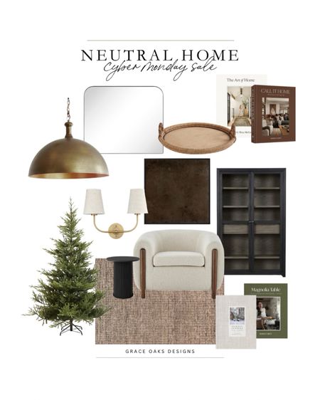 neutral home cyber monday sale lighting + furniture + decor favs!

design books. Home books. Cooking books. Gift ideas. Hostess gift ideas. Gifts for her. Neutral rug. Plaid rug. Brown rug. Textured canvas. Wall art. Cabinet. Black cabinet. Curio cabinet. Designer look for less chair. Arm chair. Boucle chair. Brass dome pendant. Brass pendant. Artificial christmas tree. Natural Christmas tree. Spruce christmas tree. Wall sconce. Mirror. Arch mirror. Rattan tray. Home decor. Christmas decor  

#LTKHoliday #LTKhome #LTKCyberWeek