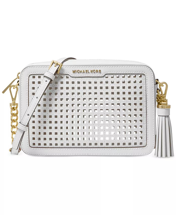 Jet Set Small Leather Camera Bag | Macys (US)