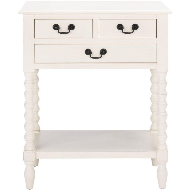Athena 3 Drawer Console Table  - Safavieh | Target