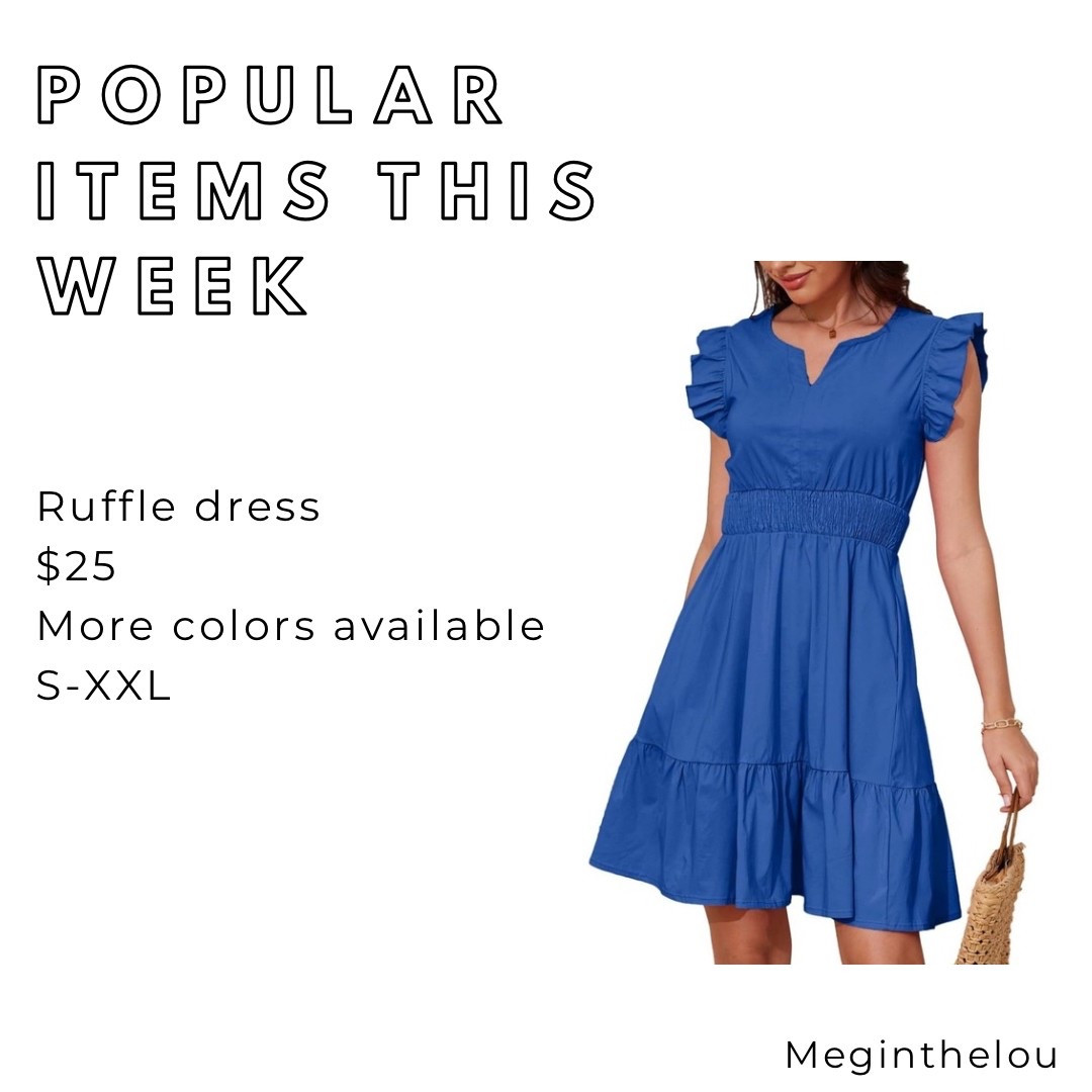 Spring Fashion - $25 ruffle sleeve dress, more colors, +a clickable coupon

 
#easteroutfit  #springdress #salefinds #under25 #amazon #budgetfriendly #LTKStyleTip #LTKU #LTKOver40

#LTKSeasonal #LTKFindsUnder50 #LTKSaleAlert