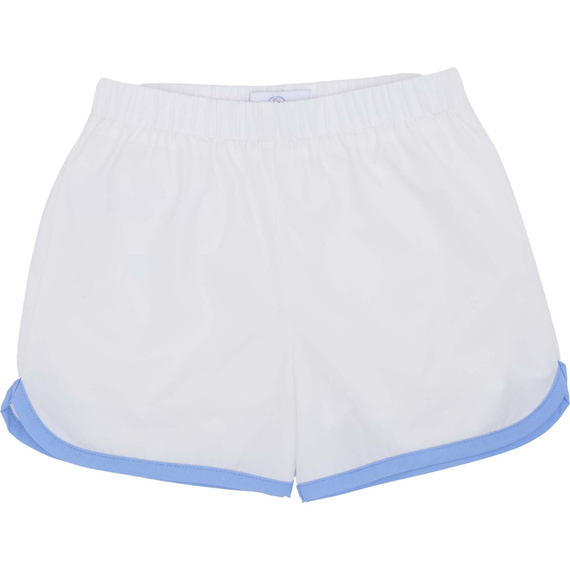 Set Point Shorts, Wimbledon White With Pebble Periwinkle | Maisonette