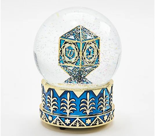 Hanukkah Home Dreidel Snow Globe - QVC.com | QVC