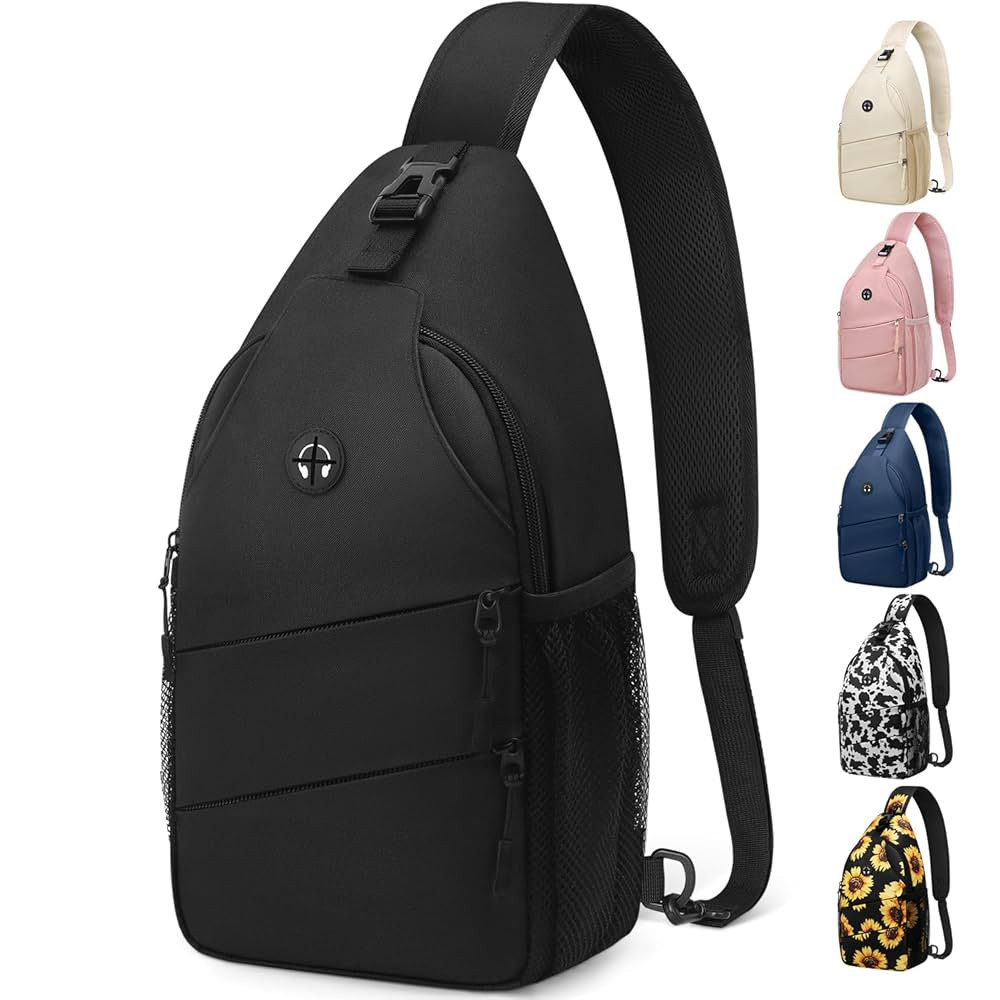 Crossbody Bags for Women Men Trendy Sling Bag Bakpack Casual Chest Bag with Convertible Shoulder ... | Amazon (US)