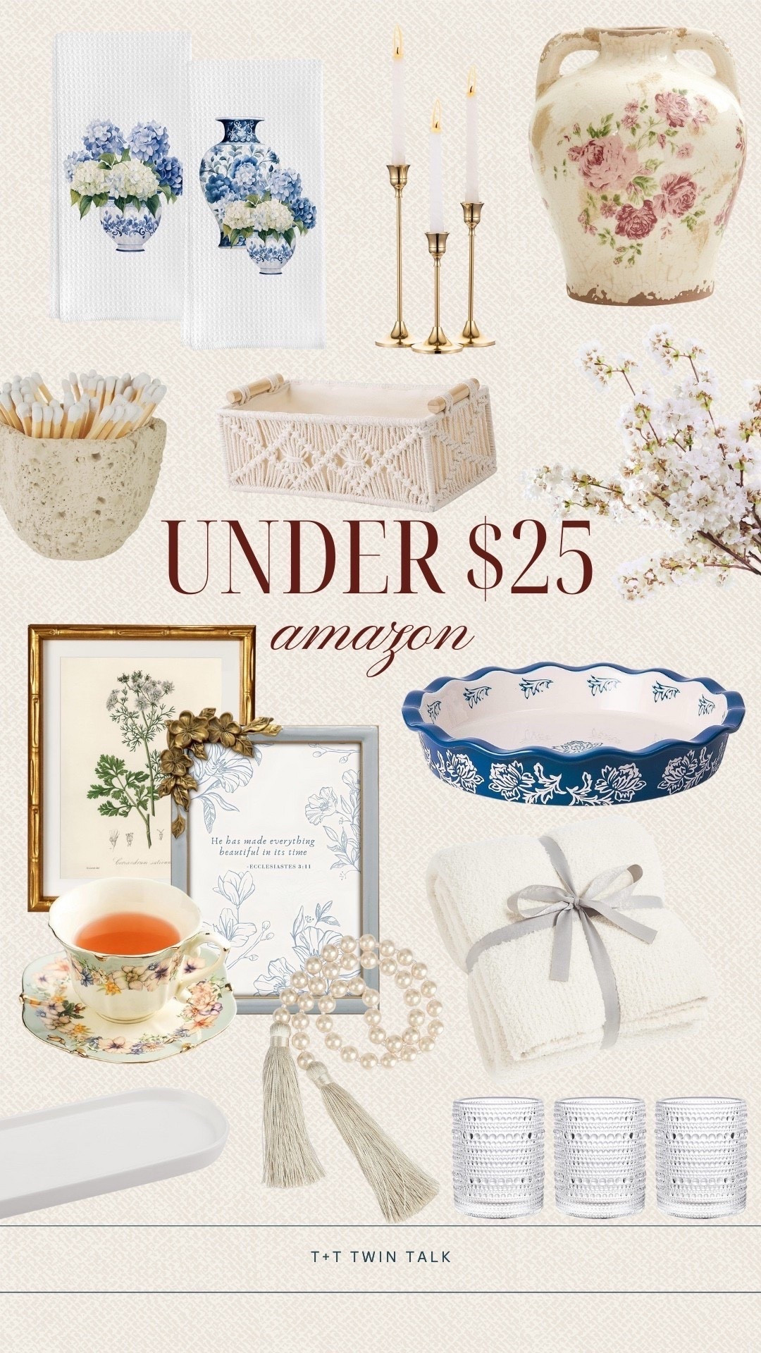 We rounded up some gorgeous home decor finds that will make great upgrades for your home! We especially love the pink floral vase, decorative beads, and wall decor. The best part is that everything is under $25! 

#LTKFindsUnder50 #LTKHome #LTKSeasonal