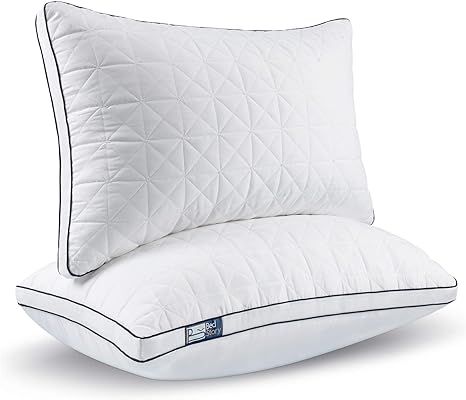 BedStory Bed Pillows for Sleeping Set of 2, Hotel Quality Soft & Comfortable Improve Sleep Qualit... | Amazon (US)