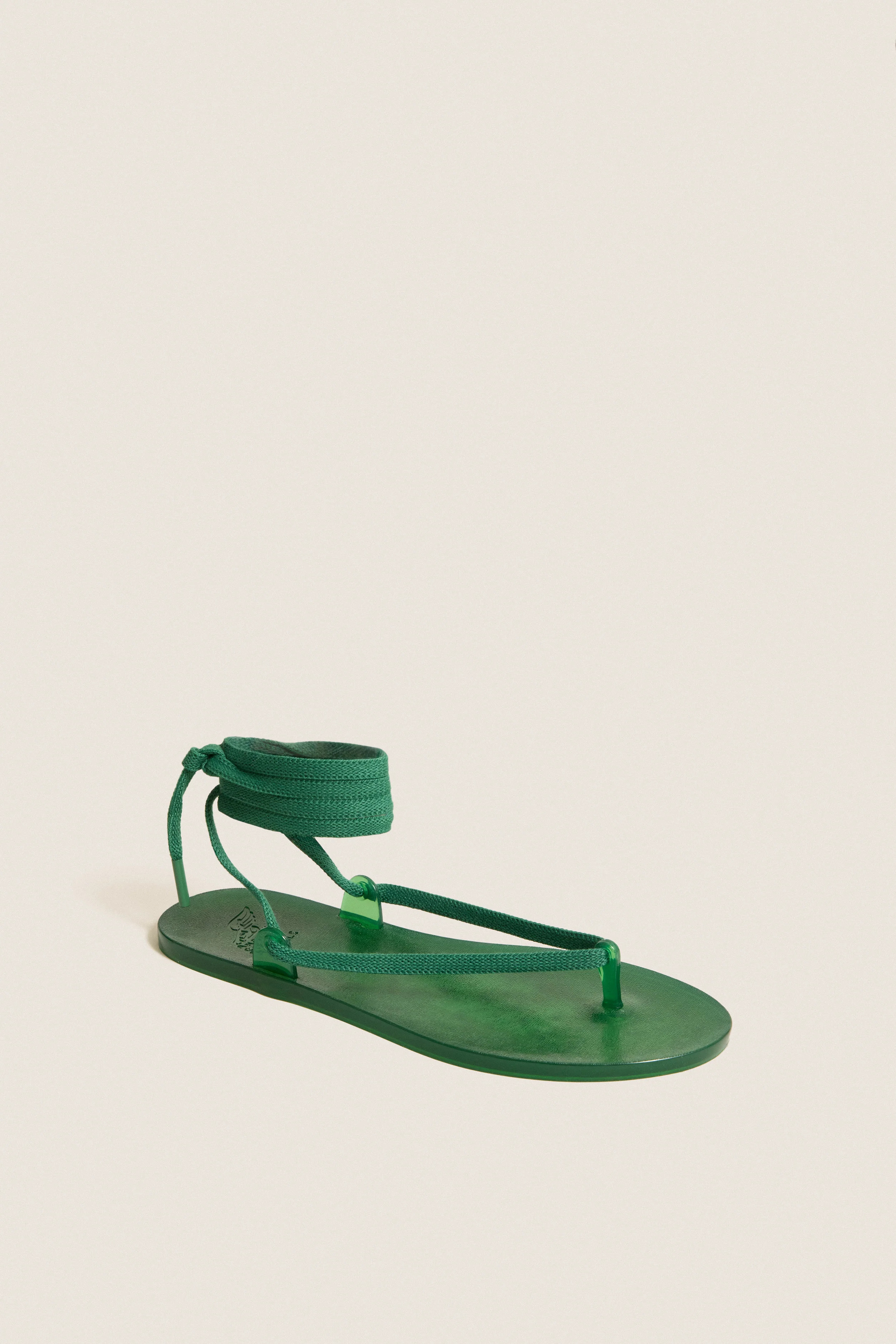 Green Jelly Esther Wrap Sandals | Tuckernuck (US)
