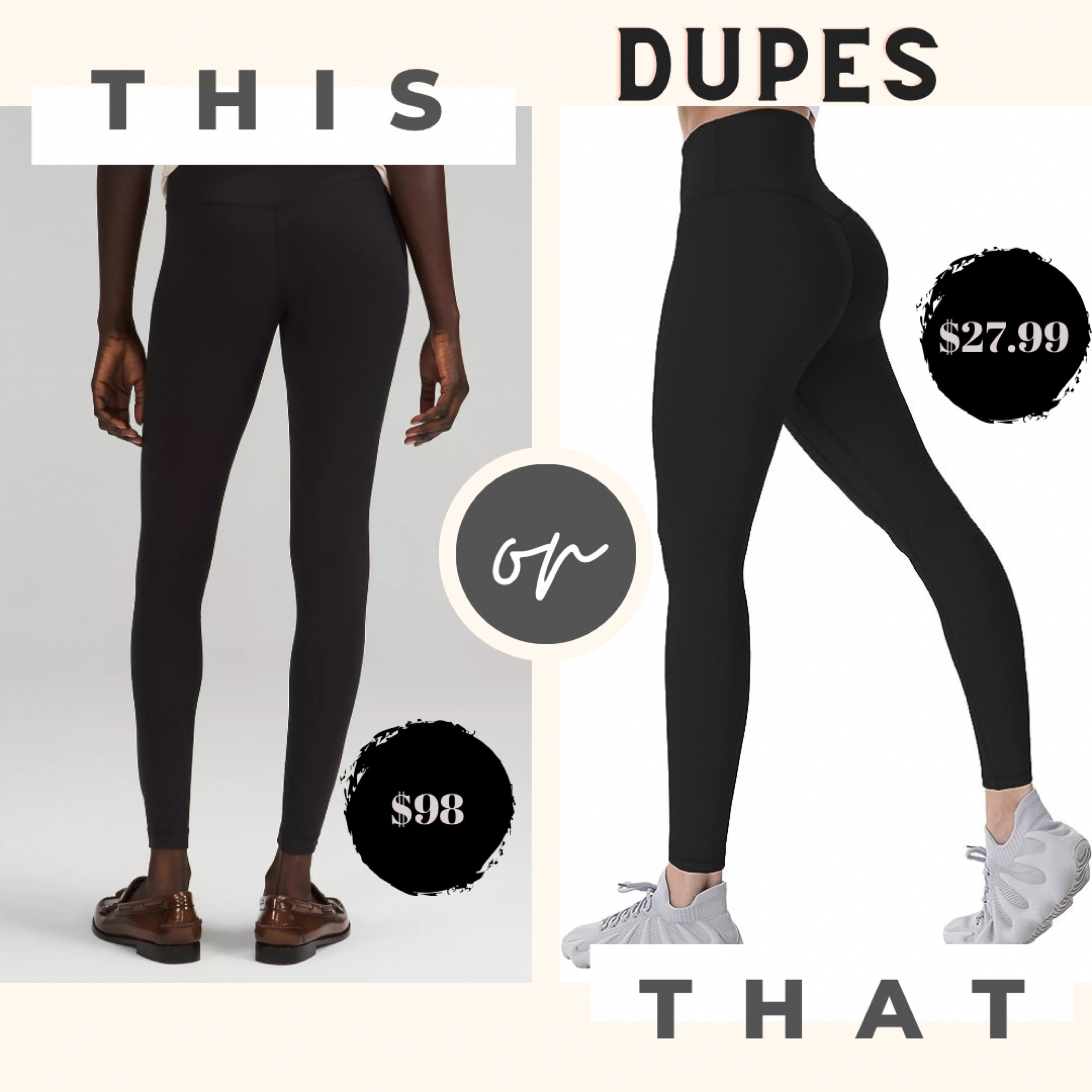 Dupe of the Day!  
Lululemon vs Amazon
$98 vs $27.99

#LTKstyletip #LTKxPrime #LTKfitness
