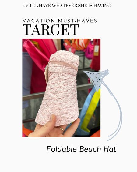 Packable visor beach hat from Target - vacation must-have
Packable beach hat | foldable hat | packable visor | vacation | resort | beach | pool
#beach #beachhat #vacation #vacationmusthaves #vacationessentials

#LTKfamily #LTKSeasonal #LTKswim