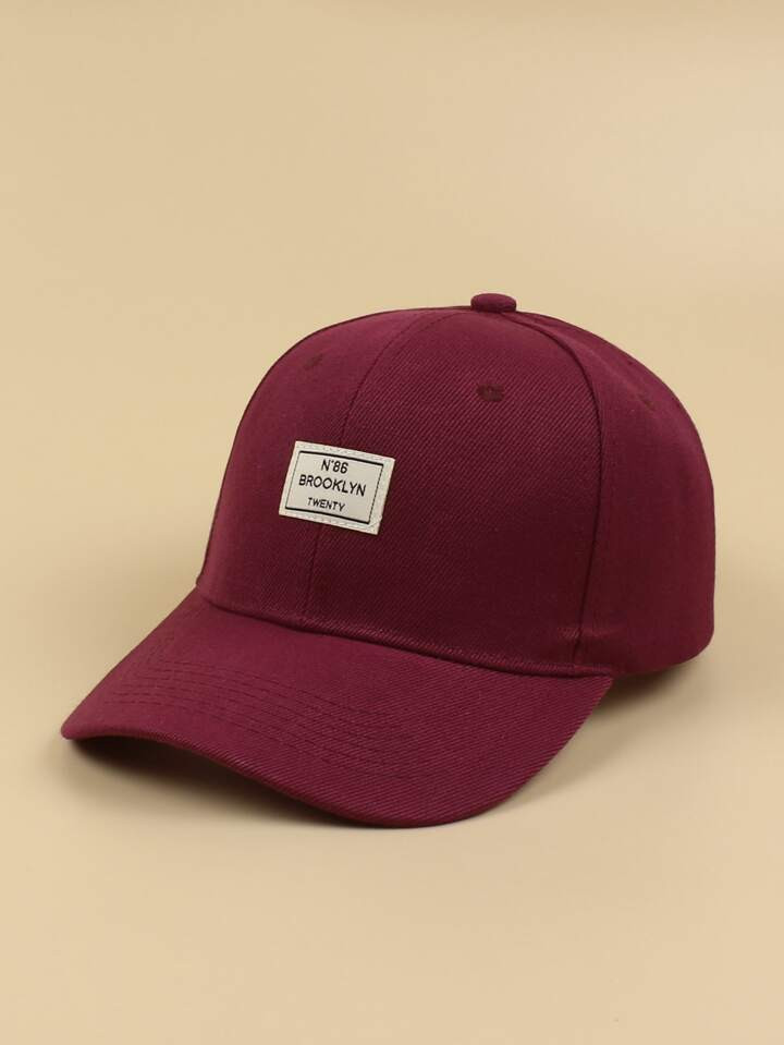 Letter Graphic Label Decor Baseball Cap | SHEIN